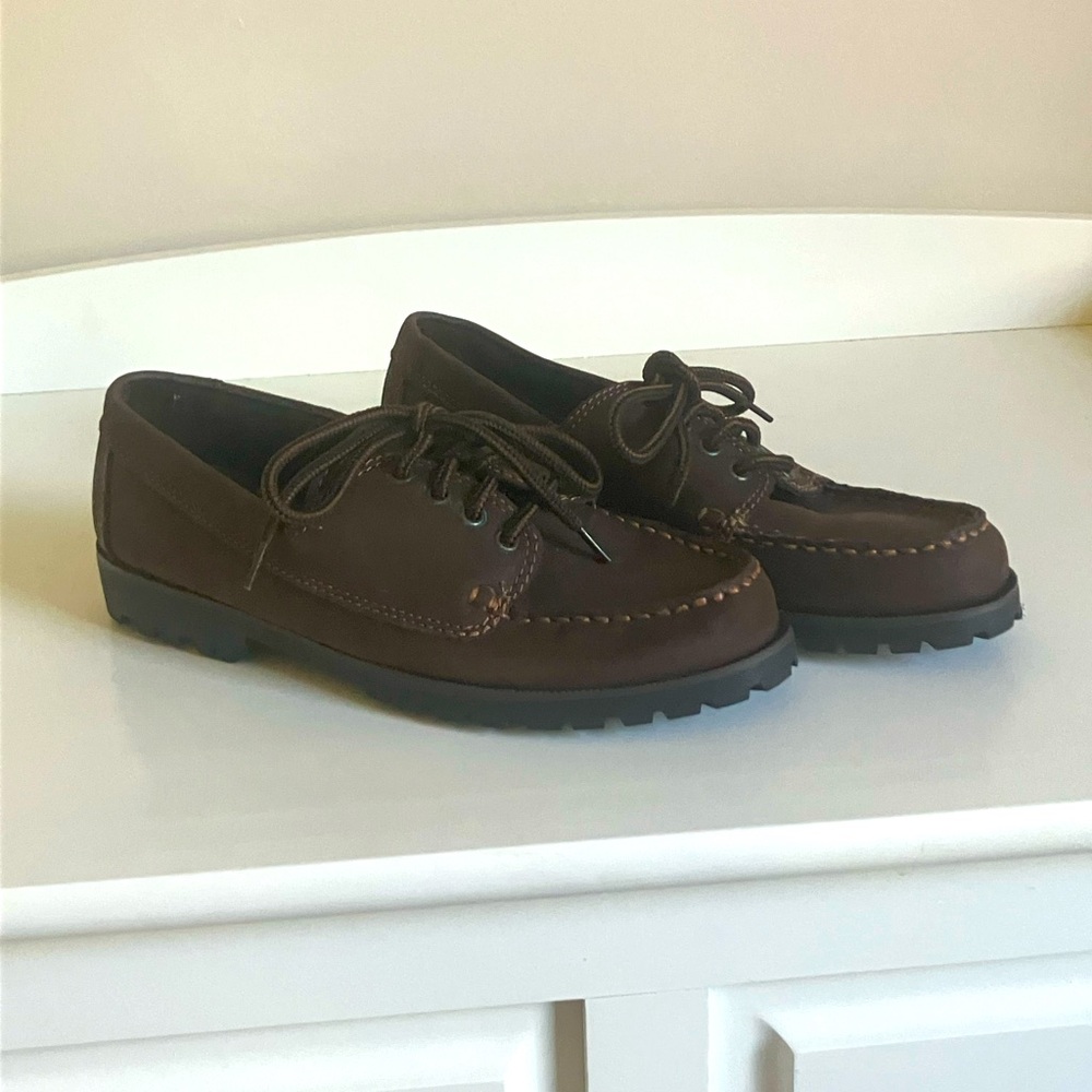 G.H. Bass & Co. Chocolate Brown Leather Loafers, gently worn, EUC